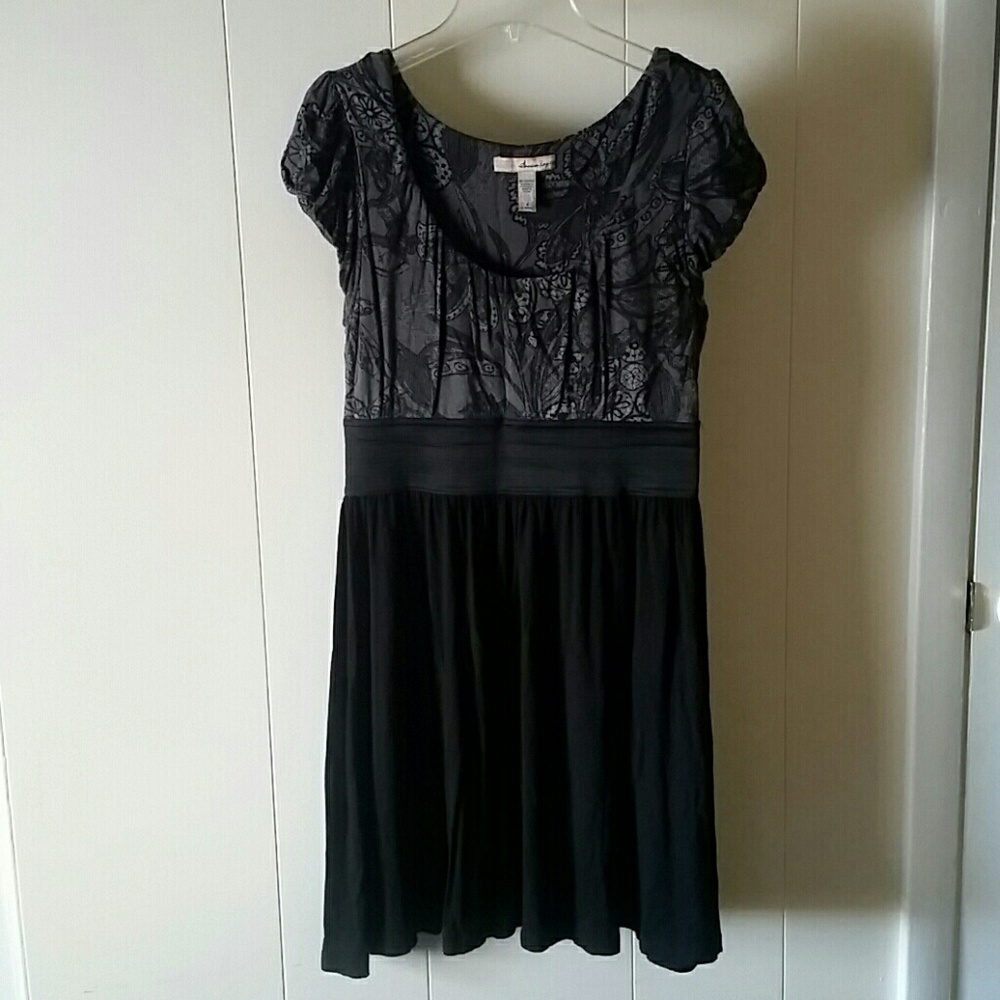 American Rag Grey and Black Dress